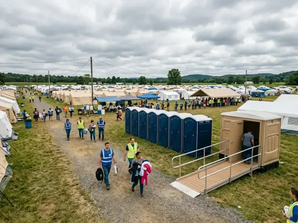 disaster-relief-camp-restrooms-010 — frequently asked questions, Dumpster & Portable Bathrooms Rental in Cheshire Village, CT